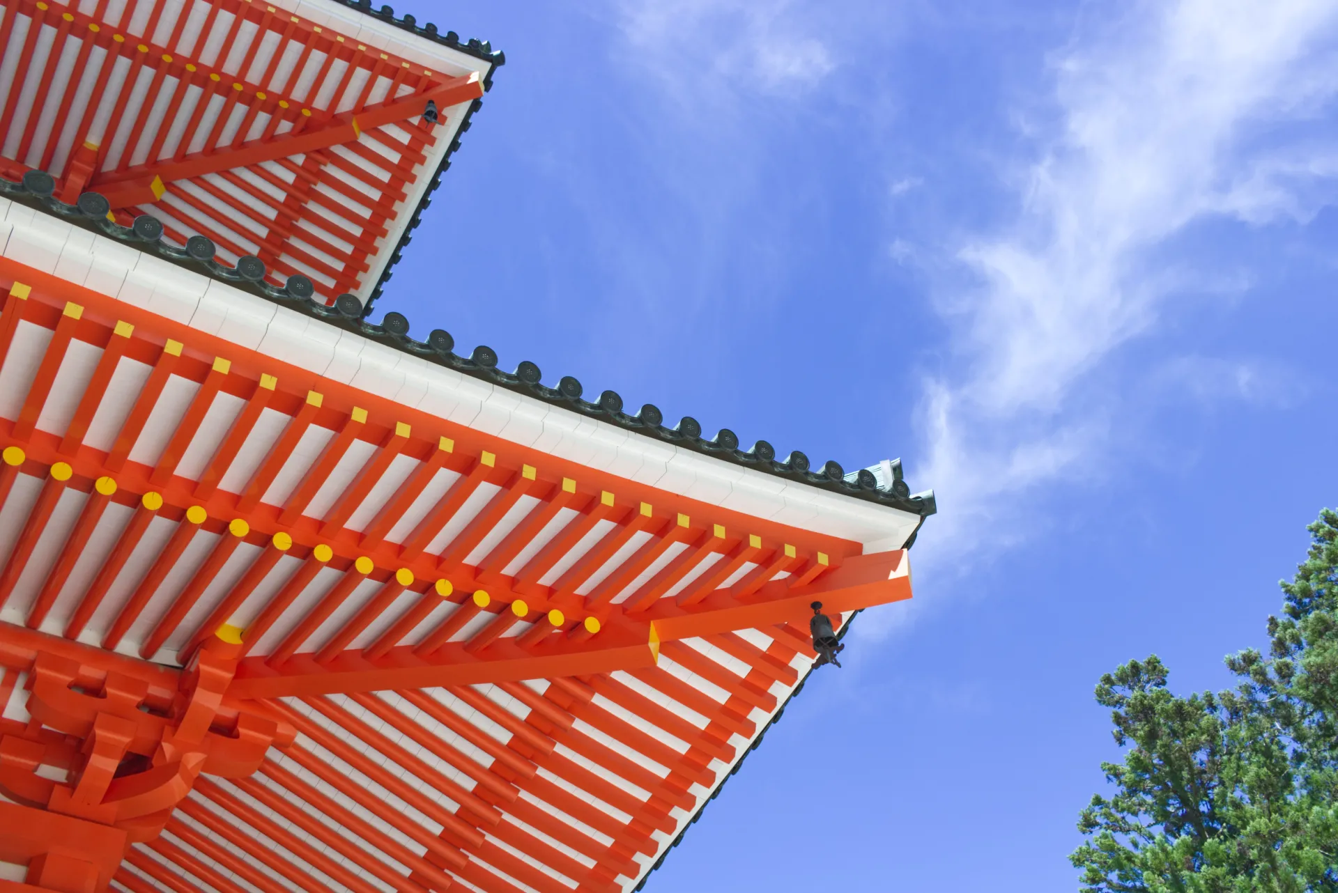 Temple and sky